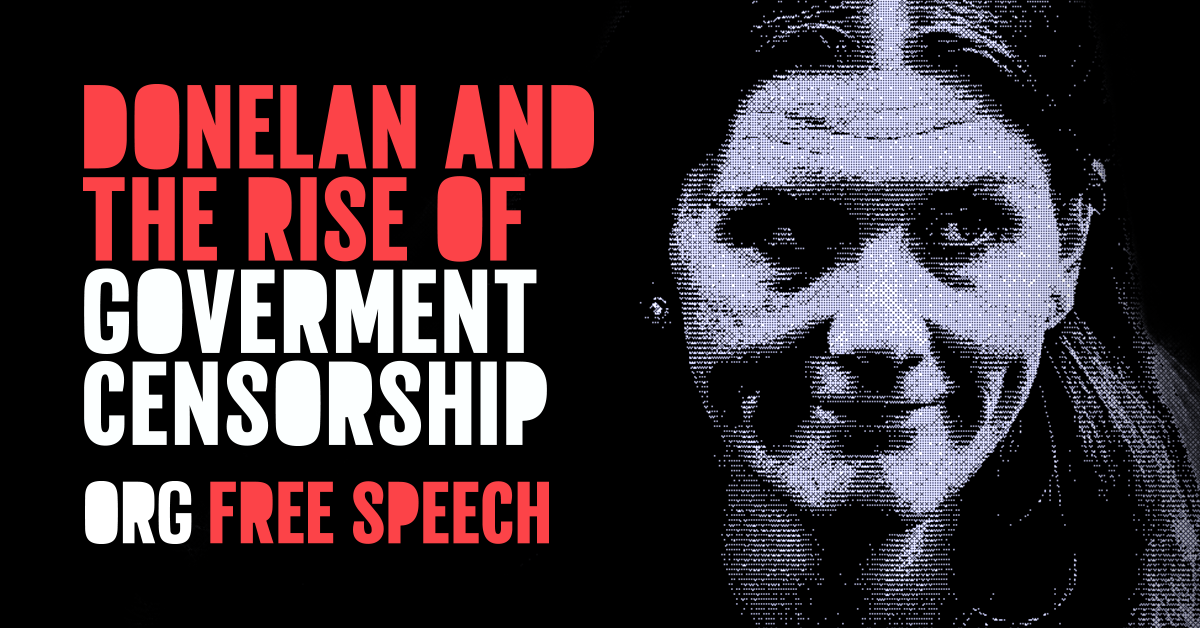 Donelan And The Rise Of Government Censorship Open Rights Group   Michelle Donelan Social Share 